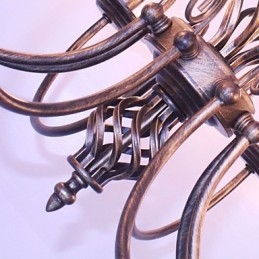 Retro Projektanci Styl Świecy Inne Metalowy Żyrandol