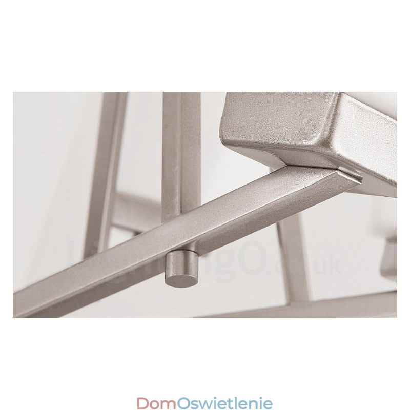 6 świateł chromowana lampa wisząca do wnętrz nowoczesny żyrandol oświetlenie domowe wiszące lampy oprawy z kloszami szklanymi