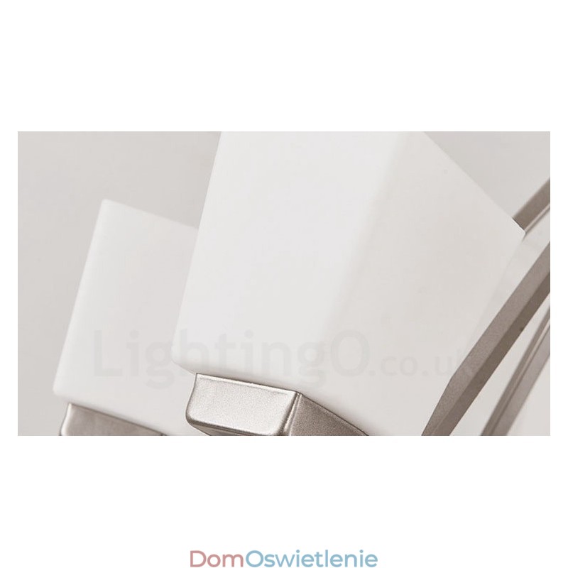 6 świateł chromowana lampa wisząca do wnętrz nowoczesny żyrandol oświetlenie domowe wiszące lampy oprawy z kloszami szklanymi