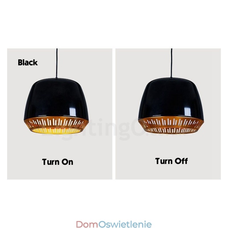1-punktowa nowoczesna lampa wisząca z czarnym, białym, czerwonym i niebieskim kloszem