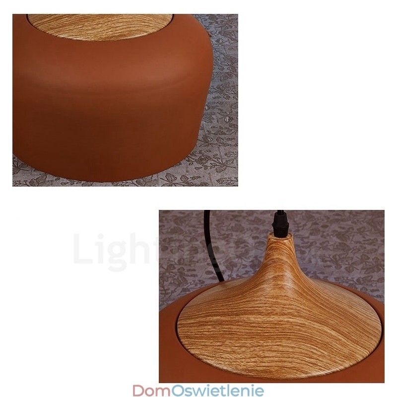 1 Światło Nowoczesna Współczesna Lampa Wisząca Lampa Wisząca z Białym Czerwono-Niebieskim Kloszem