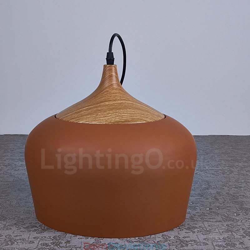 1 Światło Nowoczesna Współczesna Lampa Wisząca Lampa Wisząca z Białym Czerwono-Niebieskim Kloszem