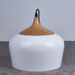 1 Światło Nowoczesna Współczesna Lampa Wisząca Lampa Wisząca z Białym Czerwono-Niebieskim Kloszem