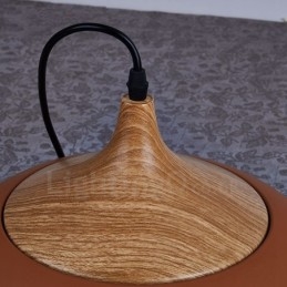 1 Światło Nowoczesna Współczesna Lampa Wisząca Lampa Wisząca z Białym Czerwono-Niebieskim Kloszem