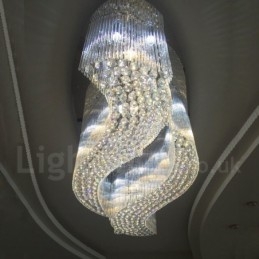 Nowoczesna lampa sufitowa K9 Crystal wisząca do wnętrz żyrandol oświetlenie lampy oprawy