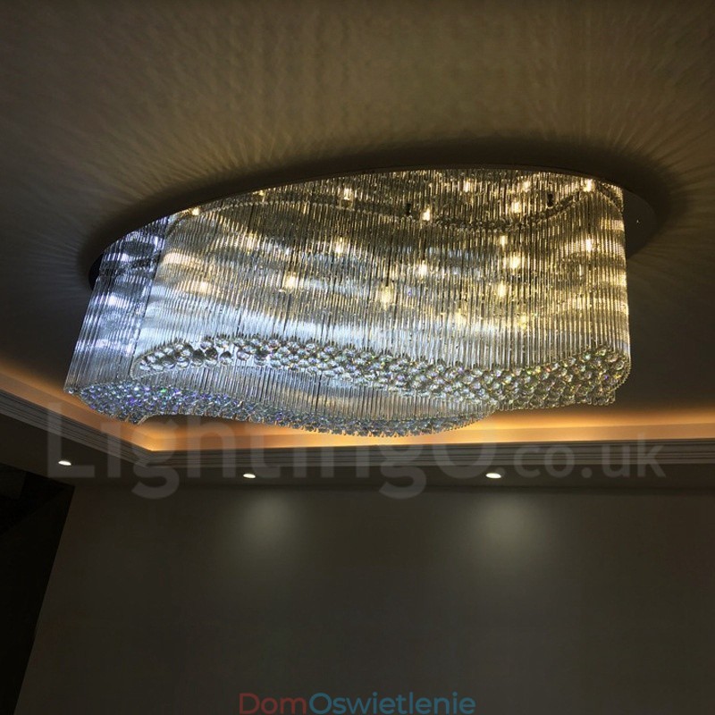 Nowoczesna lampa sufitowa K9 Crystal wisząca do wnętrz żyrandol oświetlenie lampy oprawy