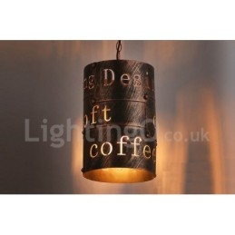 1 Światło Retro Vintage Wisząca Lampa Cafe House Wisząca Lampa