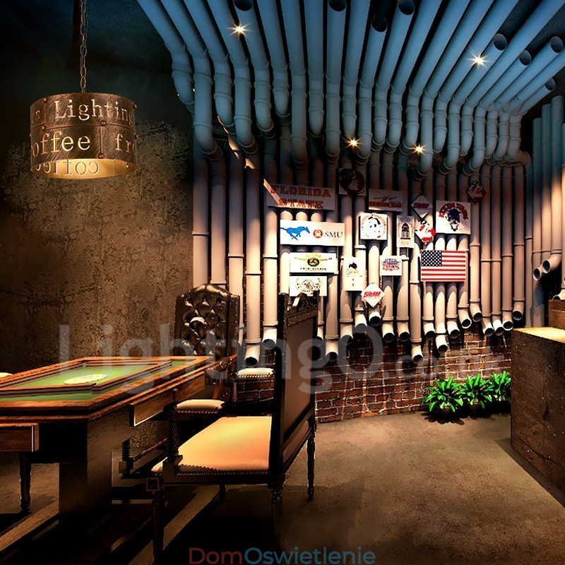1 Światło Retro Vintage Wisząca Lampa Cafe House Wisząca Lampa