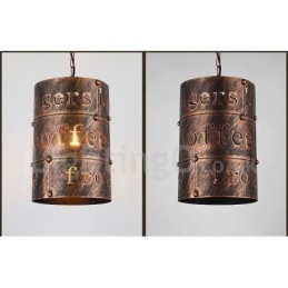 1 Światło Retro Vintage Wisząca Lampa Cafe House Wisząca Lampa