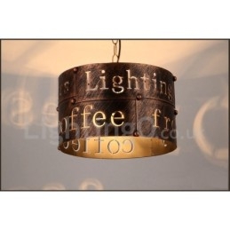 1 Światło Retro Vintage Wisząca Lampa Cafe House Wisząca Lampa