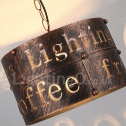 1 Światło Retro Vintage Wisząca Lampa Cafe House Wisząca Lampa