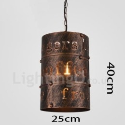 1 Światło Retro Vintage Wisząca Lampa Cafe House Wisząca Lampa