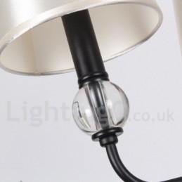 6-światłowy rustykalny retro współczesny żyrandol w stylu świec