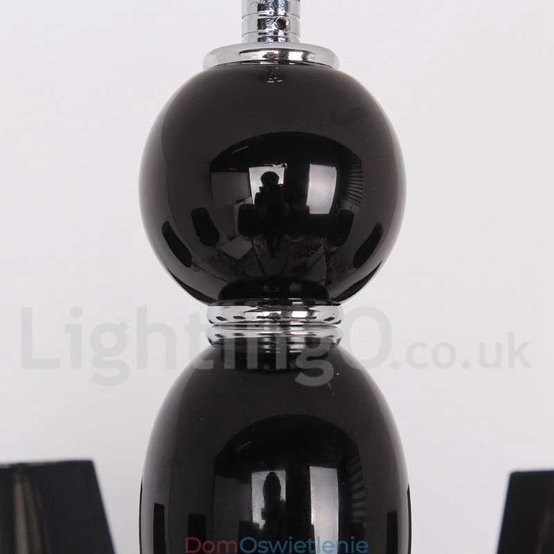 6-światłowy biały nowoczesny żyrandol kryształowy K9 w stylu świecy