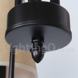 8-punktowy nowoczesny rustykalny śródziemnomorski styl żyrandola w kształcie świecy