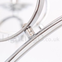 8-punktowy nowoczesny żyrandol w stylu świecy kryształowej K9