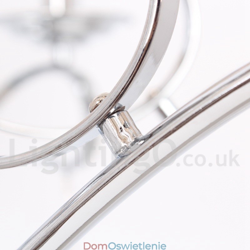 8-punktowy nowoczesny żyrandol w stylu świecy kryształowej K9