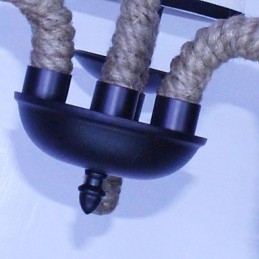 Projektanci w stylu Country Mini Inni Metalowa lampa wisząca