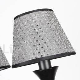 5-cio świetlny rustykalny nowoczesny współczesny retro czarny żyrandol w stylu świecy