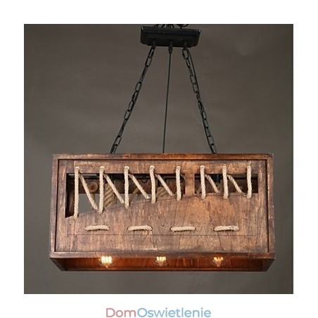 Minimalistyczny drewniany żyrandol Minimalistyczny drewniany żyrandol