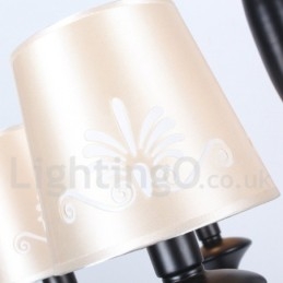 3-punktowy żyrandol w stylu śródziemnomorskim ze świecami