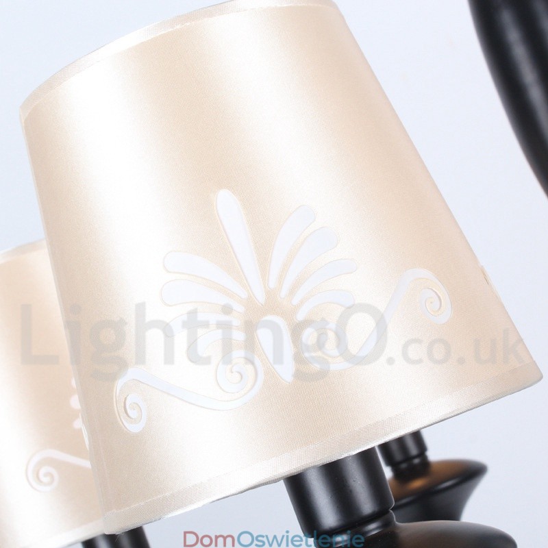 3-punktowy żyrandol w stylu śródziemnomorskim ze świecami