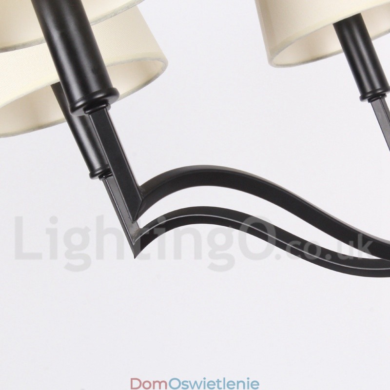 5-punktowy nowoczesny żyrandol w stylu świecy