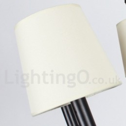 6-punktowy nowoczesny żyrandol w stylu świecy