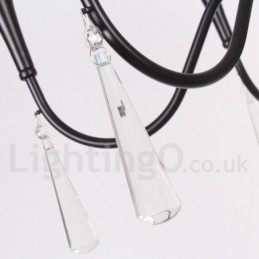 Żyrandol w stylu 8 świec