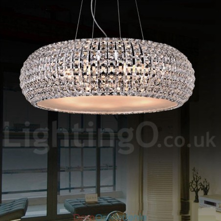 Nowoczesna lampa sufitowa K9 Crystal wisząca do wnętrz żyrandol bębnowy oświetlenie lampy oprawy Nowoczesna lampa sufitowa K9 Crystal wisząca do wnętrz żyrandol bębnowy oświetlenie lampy oprawy