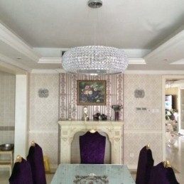 Nowoczesna lampa sufitowa K9 Crystal wisząca do wnętrz żyrandol bębnowy oświetlenie lampy oprawy