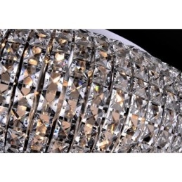 Nowoczesna lampa sufitowa K9 Crystal wisząca do wnętrz żyrandol bębnowy oświetlenie lampy oprawy
