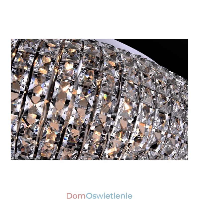 Nowoczesna lampa sufitowa K9 Crystal wisząca do wnętrz żyrandol bębnowy oświetlenie lampy oprawy