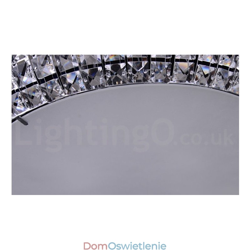 Nowoczesna lampa sufitowa K9 Crystal wisząca do wnętrz żyrandol bębnowy oświetlenie lampy oprawy
