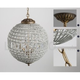Globe Modern K9 Kryształowa lampa sufitowa wisząca do wnętrz Żyrandol bębnowy Lampy oświetleniowe Osprzęt