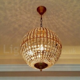Globe Modern K9 Kryształowa lampa sufitowa wisząca do wnętrz Żyrandol Oświetlenie Lampy Osprzęt