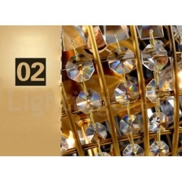 Globe Modern K9 Kryształowa lampa sufitowa wisząca do wnętrz Żyrandol Oświetlenie Lampy Osprzęt
