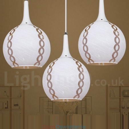 Nowoczesna, współczesna lampa wisząca ze szkła Nowoczesna, współczesna lampa wisząca ze szkła