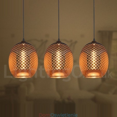 Rustykalna szklana lampa wisząca Europejska lampa wisząca kawiarniana Rustykalna szklana lampa wisząca Europejska lampa wisząca kawiarniana