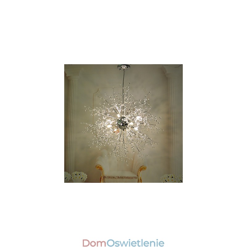 Wisząca lampa fajerwerkowa ze stali nierdzewnej z dmuchawcem