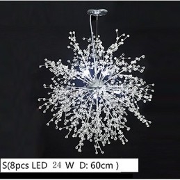 Wisząca lampa fajerwerkowa ze stali nierdzewnej z dmuchawcem