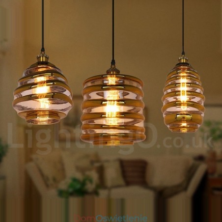 Europejska szklana lampa wisząca Cafe Lounge Lampa wisząca Europejska szklana lampa wisząca Cafe Lounge Lampa wisząca