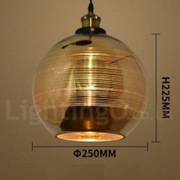 Europejska szklana lampa wisząca Cafe Pendant Lamp