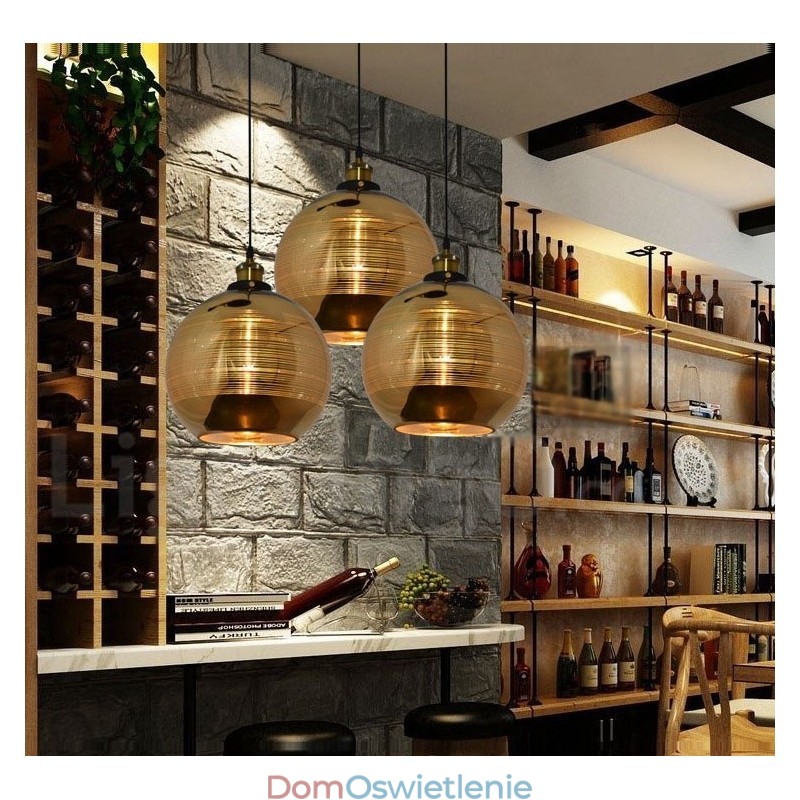 Europejska szklana lampa wisząca Cafe Pendant Lamp