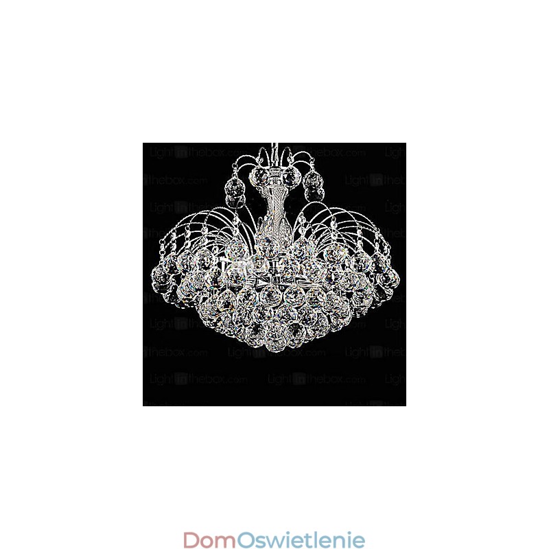 Wiszący luksusowy nowoczesny kryształowy żyrandol 3 światła