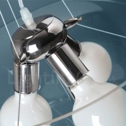 3 światła nowoczesne współczesne szkło wiszące lampa