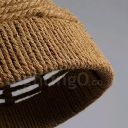 1 Światło Rustykalna Lampa Wisząca Cafe Lodge Hemp Rope Lampa Wisząca