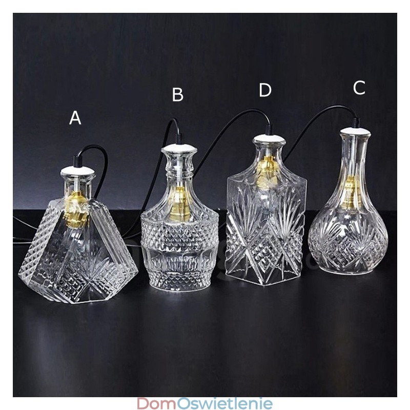 1 światło Rustic Lodge Glass Cafe Pendant Light