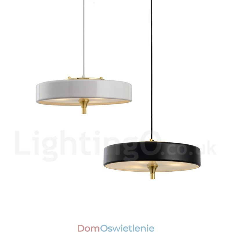 1-punktowa nowoczesna, współczesna, luksusowa lampa wisząca z kloszem szklanym