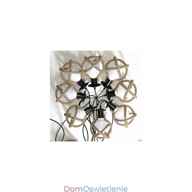 Lampa linowa Żyrandol Ubranie długie Kreatywne Niebiańskie Panny Rozrzucają Kwiaty. Lampa Pająk